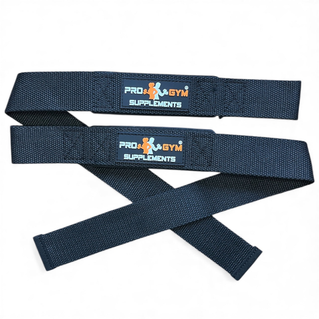 Lifting Straps (1 Pair) by Pro Gym Supplements Black Colour