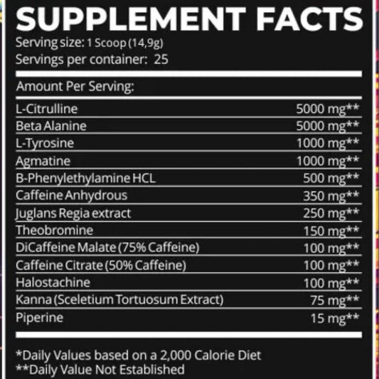 Dark Labs Crack Diamond Pre Workout 25 Servings