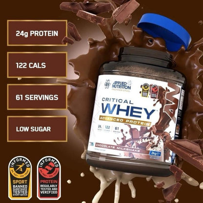 Applied Nutrition Critical Whey Protein Powder 2KG 61 Servings