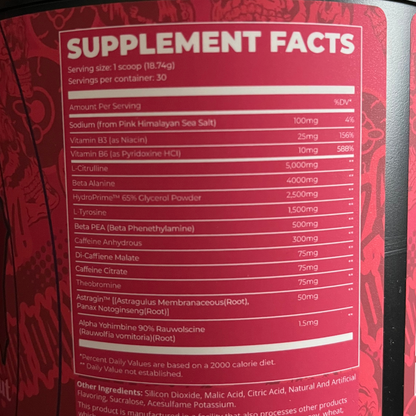 Dark Labs Crack Daily Pre Workout 30 Servings