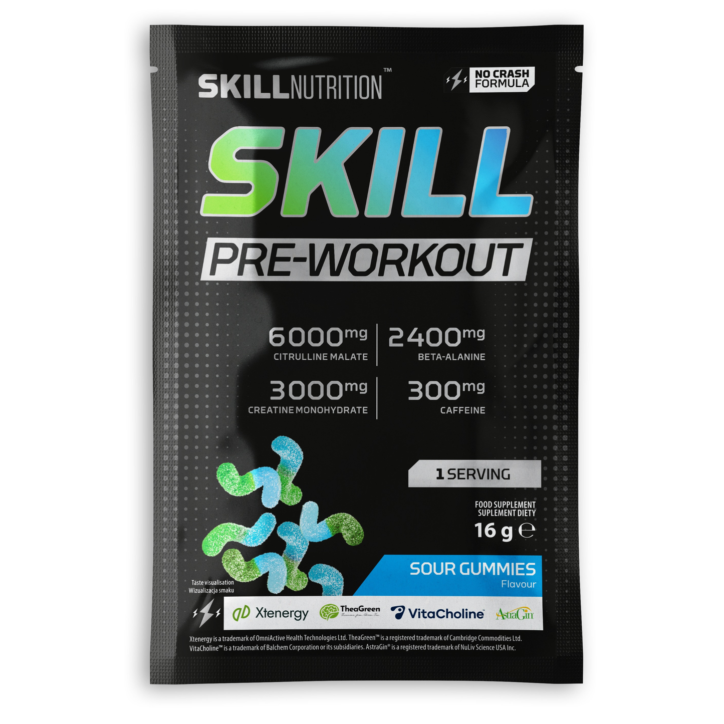 Skill Nutrition Pre Workout Sample (1 Serving) 16g