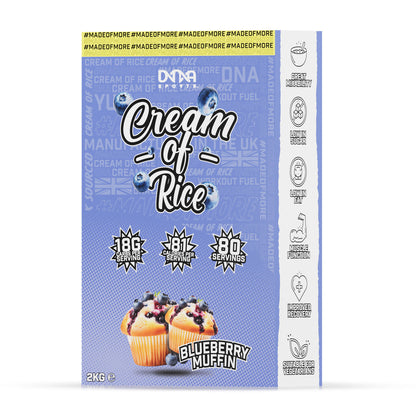 DNA Sports Cream Of Rice 2Kg 80 Servings