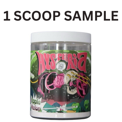 Hysteria 1 Scoop Sample, 1 Serving Apple Melon Flavour