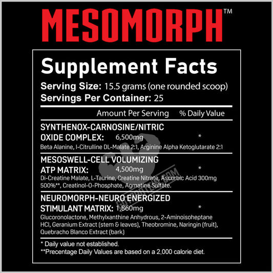 APS Nutrition Mesomorph Pre Workout 388g 25 Servings
