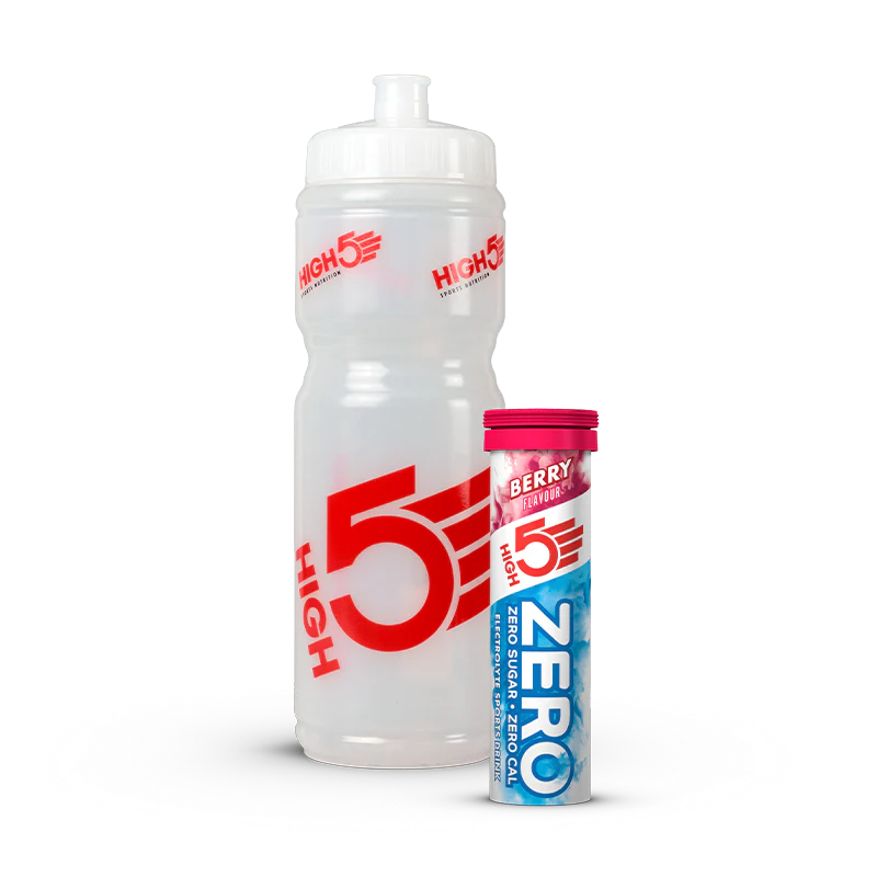 High5 Zero Hydration Pack Electrolyte Effervescent Tablets And Bottle