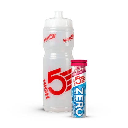 High5 Zero Hydration Pack Electrolyte Effervescent Tablets And Bottle