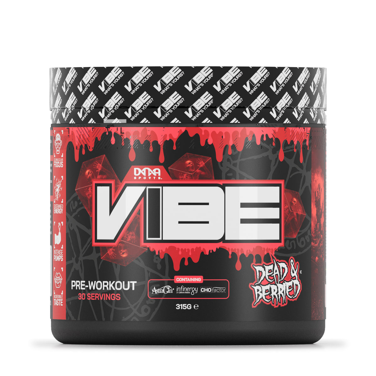 DNA Sports Vibe V2 Pre Workout 315g 30 Servings