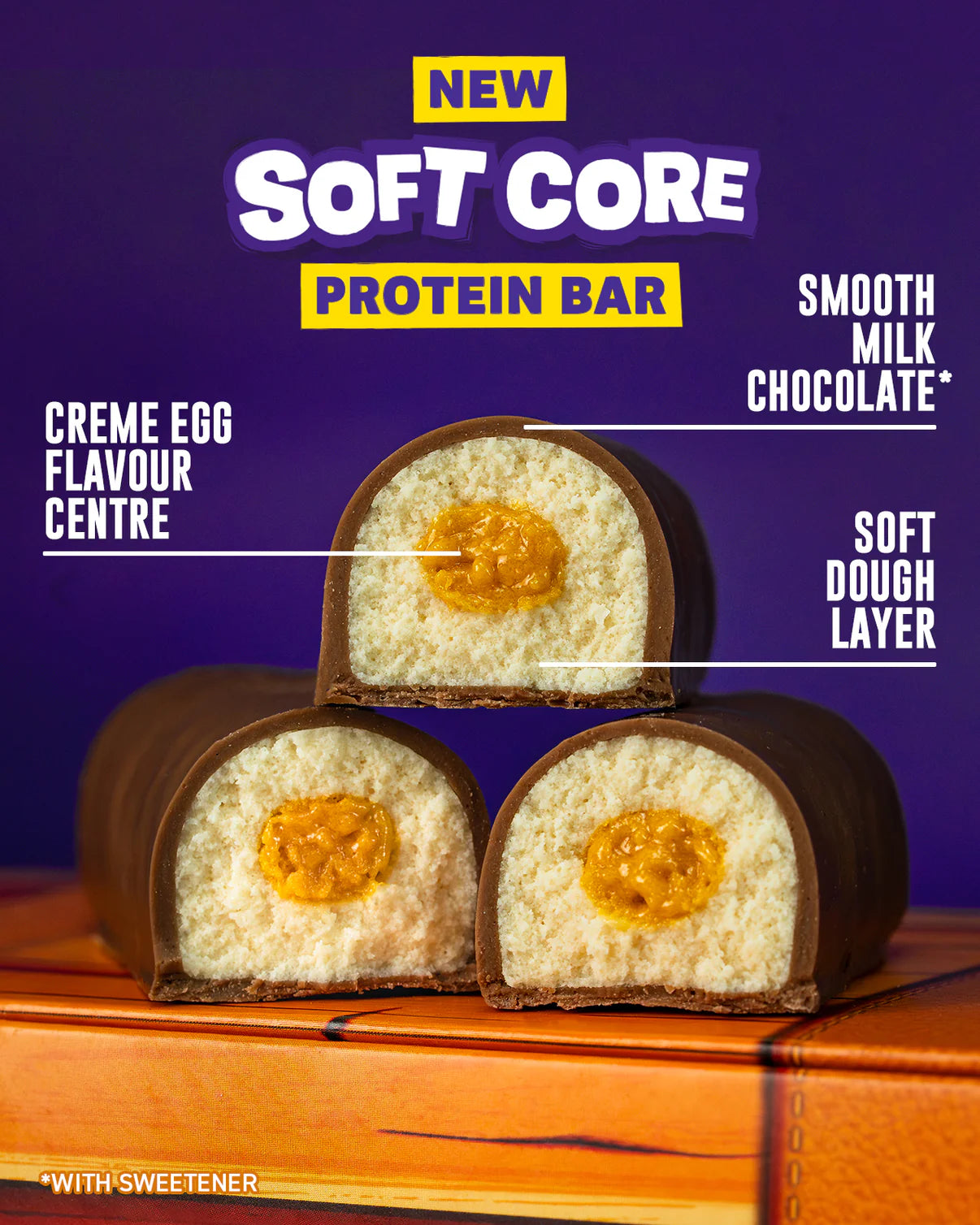 Grenade Soft Core Cream Egg Protein Bar 45g