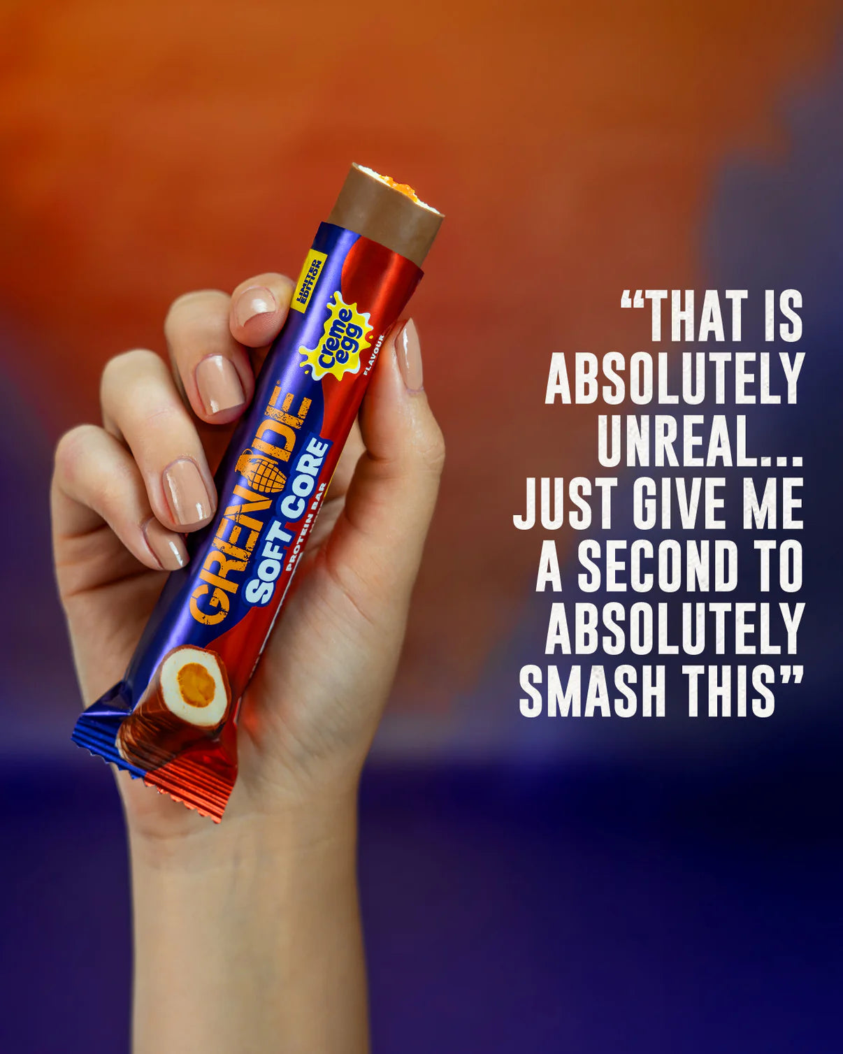 Grenade Soft Core Cream Egg Protein Bar 45g