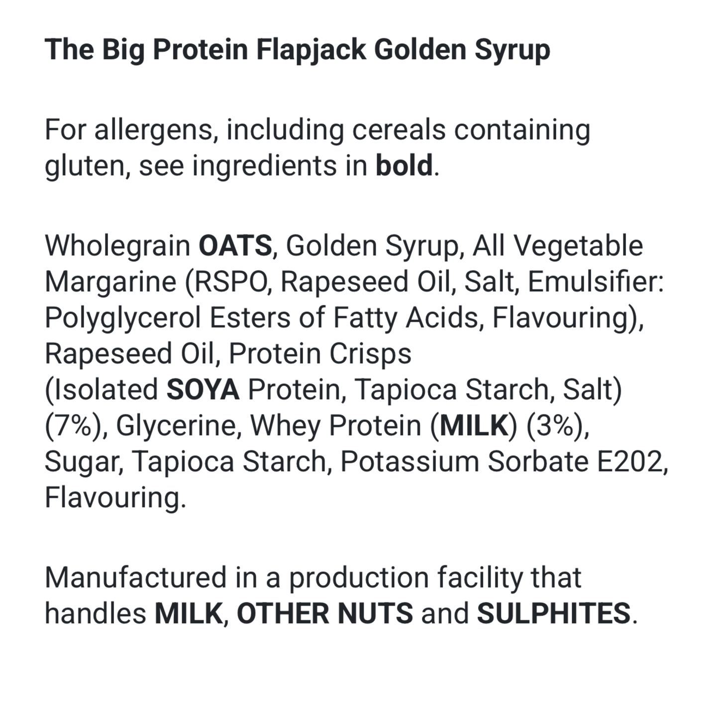 Muscle Moose Big Protein Flapjack 100g Single Bar