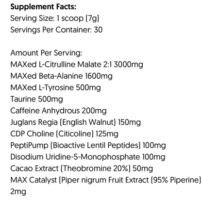 Naughty Boy Menace V2 Pre Workout 210g 30 Servings