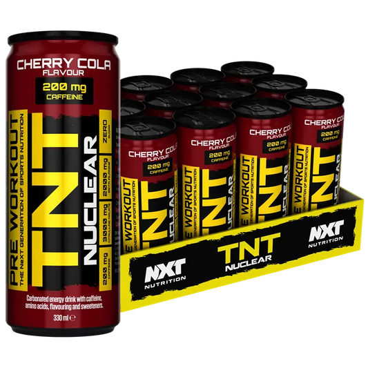 NXT Nutrition TNT Nuclear 12x330ml RTD Pre Workout Cans