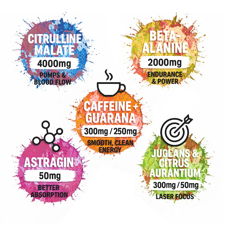 Black Mamba Strike Pre Workout 30 Servings