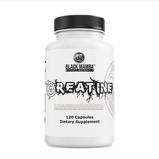 Black Mamba Creatine Capsules 120 Capsules 30 Servings