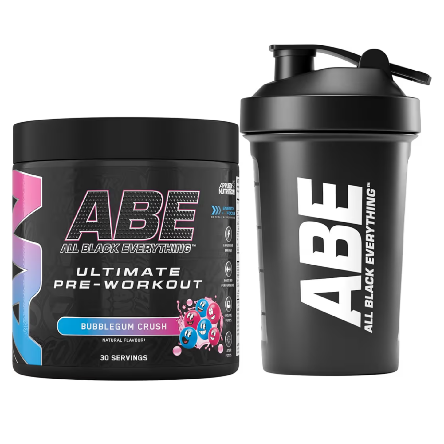 Applied Nutrition ABE Pre Workout  315g 30 Servings With Shaker Bottle