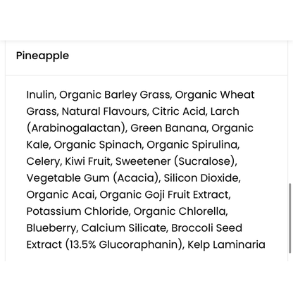 EHP Labs OxyGreens Daily Super Greens Powder Single Serving Sachet 7.76g