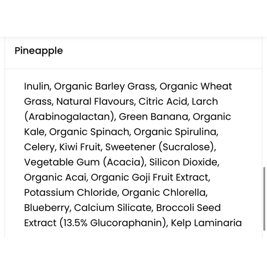 EHP Labs OxyGreens Daily Super Greens Powder Single Serving Sachet 7.76g