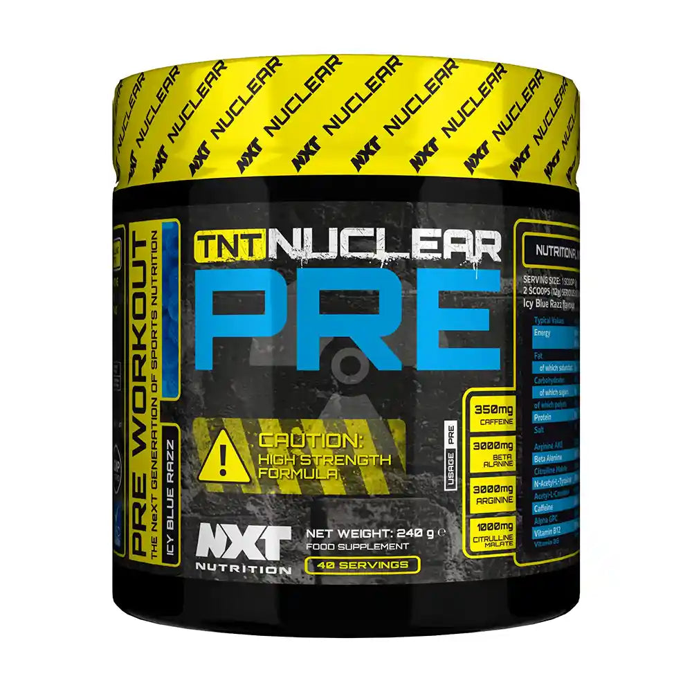 TNT Nuclear Pre Workout by NXT Nutrition 40 Servings