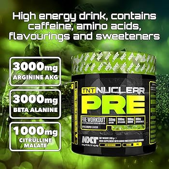 TNT Nuclear Pre Workout by NXT Nutrition 40 Servings
