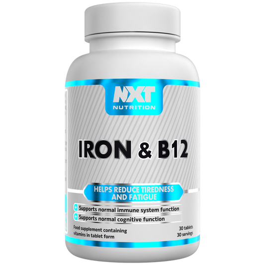 NXT Nutrition Iron & B12 Capsules 30 Servings