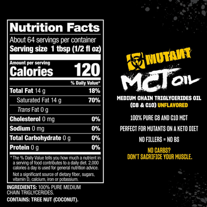 Mutant MCT Oil 946ml 64 Servings