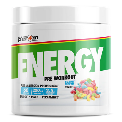 Per4m Energy Pre Workout 60 Servings l