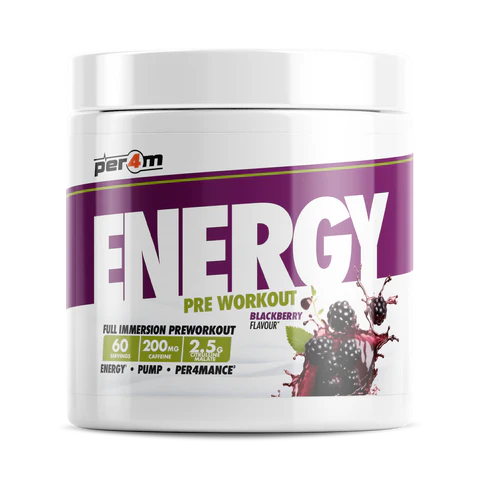 Per4m Energy Pre Workout 60 Servings l