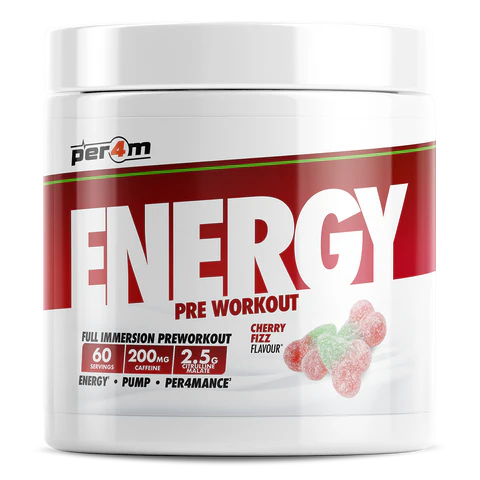Per4m Energy Pre Workout 60 Servings l