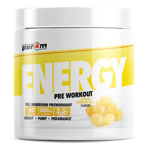 Per4m Energy Pre Workout 60 Servings l