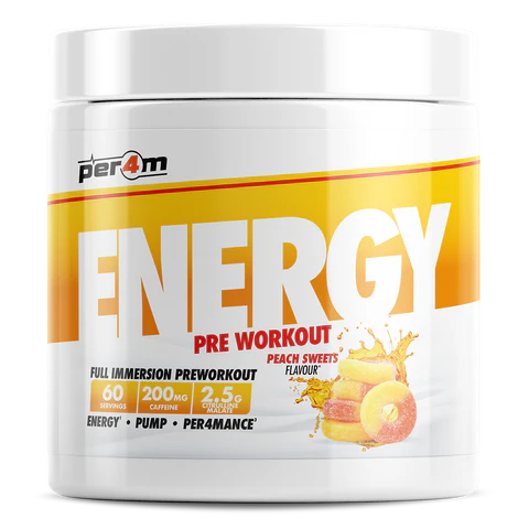 Per4m Energy Pre Workout 60 Servings l