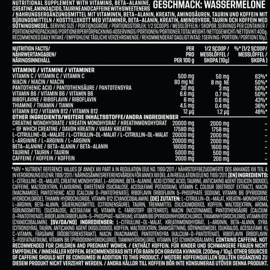 AK-47 Labs Schizo Pre Workout 400g 40 Servings