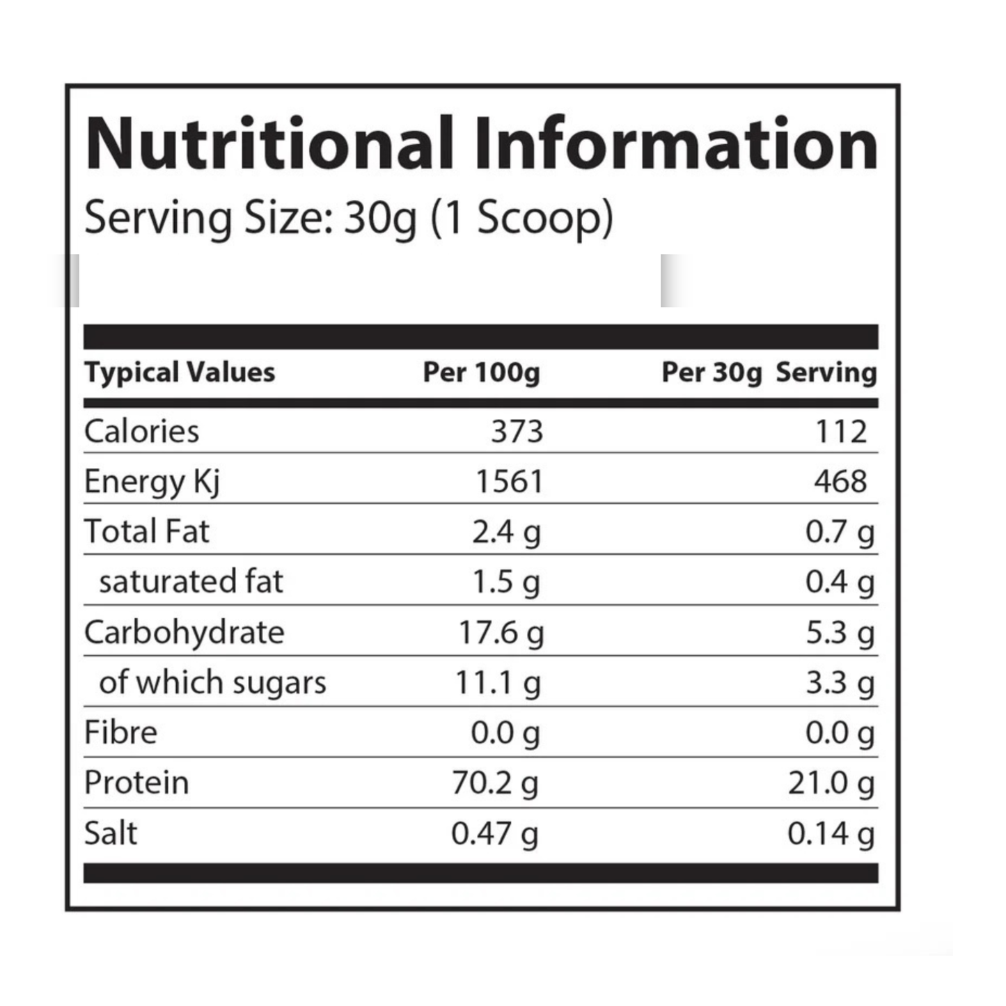 STRT Nutrition Whey Protein Sample Sachet 30g