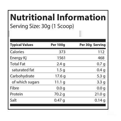 STRT Nutrition Whey Protein Sample Sachet 30g
