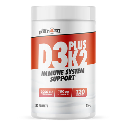 Per4m Vitamin D3 Plus K2 120 Servings