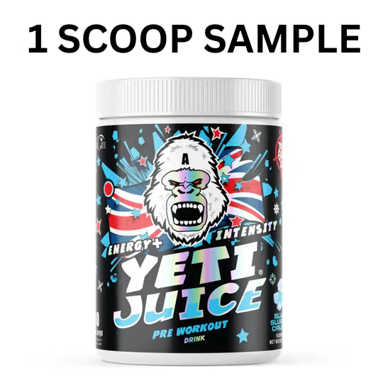 Gorillalpha Yeti Juice Tooty Fruity Flavour 1 Scoop Sample Only