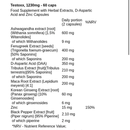 Trec Nutrition Testoxx 30 Servings