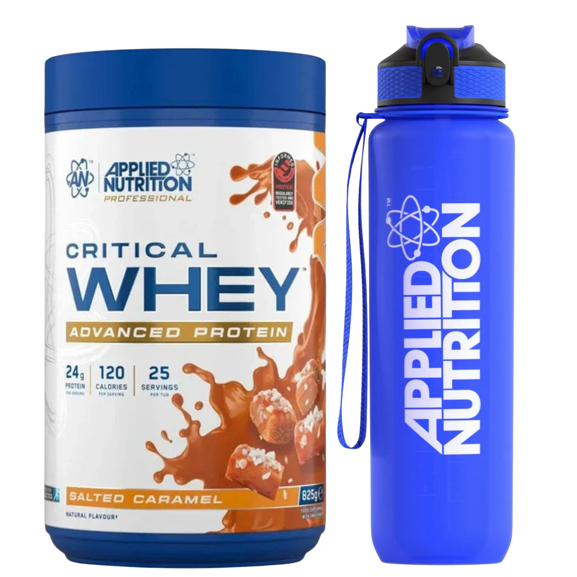 Applied Nutrition Critical Whey 825g 25 Servings + FREE Water Bottle 1 ...