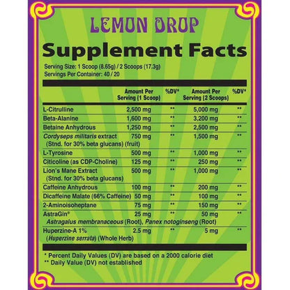 Heroic Harvest Escape Pre Workout 40/20 Servings