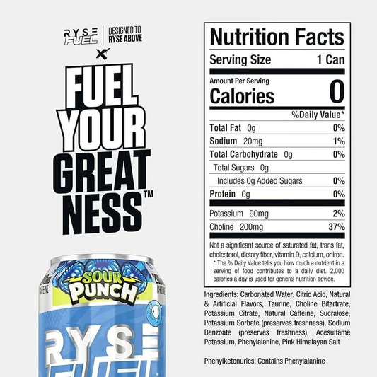 Ryse Fuel Energy 473ml Can
