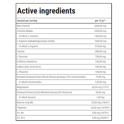 Trec Nutrition Boogieman Pre Workout 300g 15 Servings