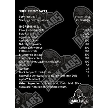 Dark Labs Crack Gold Edition Pre Workout 25 Servings