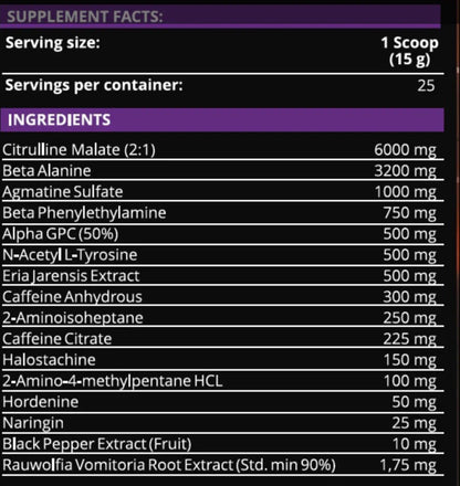 Dark Labs Crack Barbarian Pre Workout 25 Servings