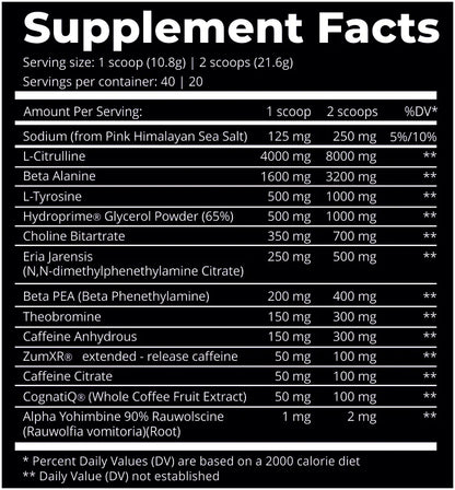 Dark Labs Crack Reloaded 40/20 Servings