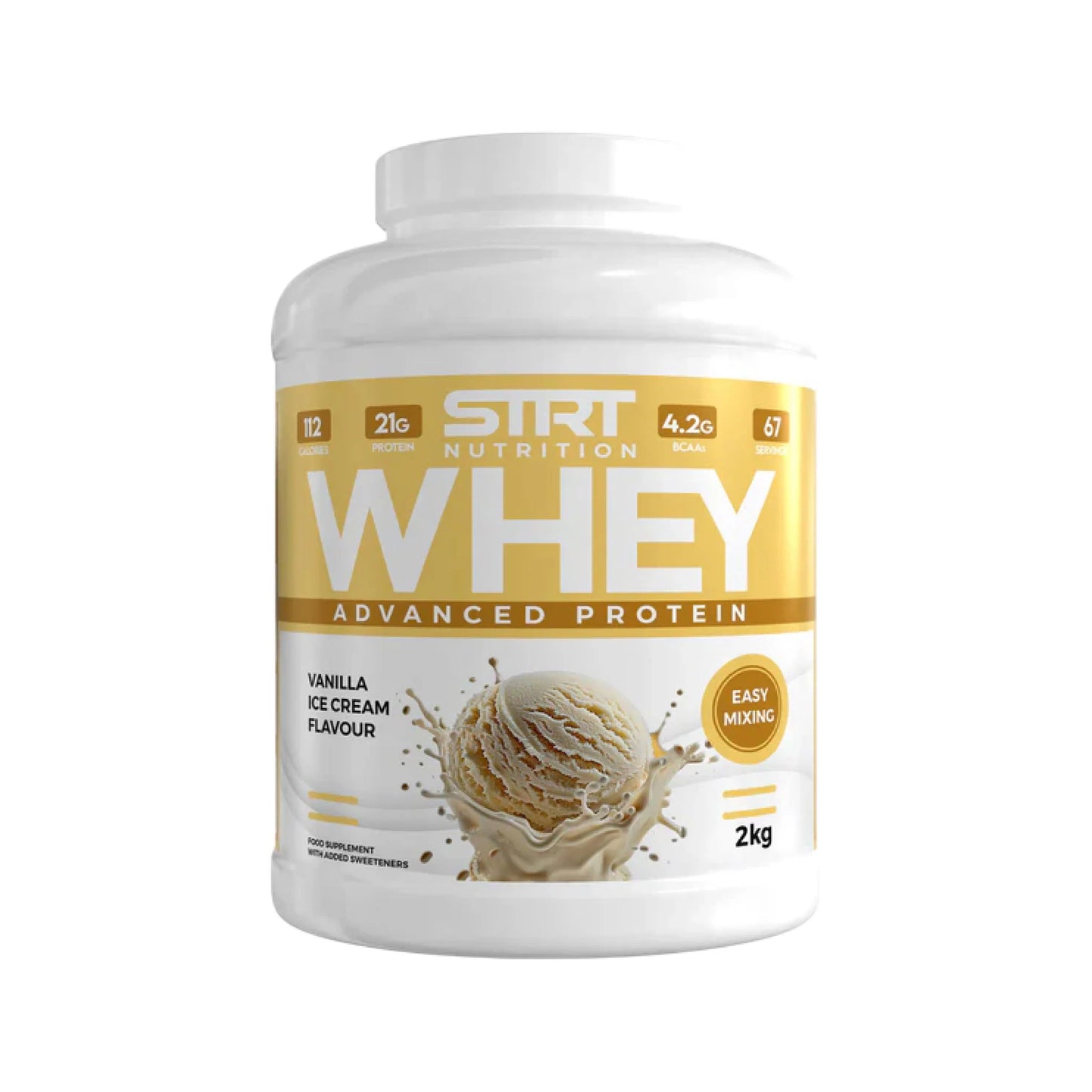 STRT Nutrition Advanced Whey Protein 2Kg/500g