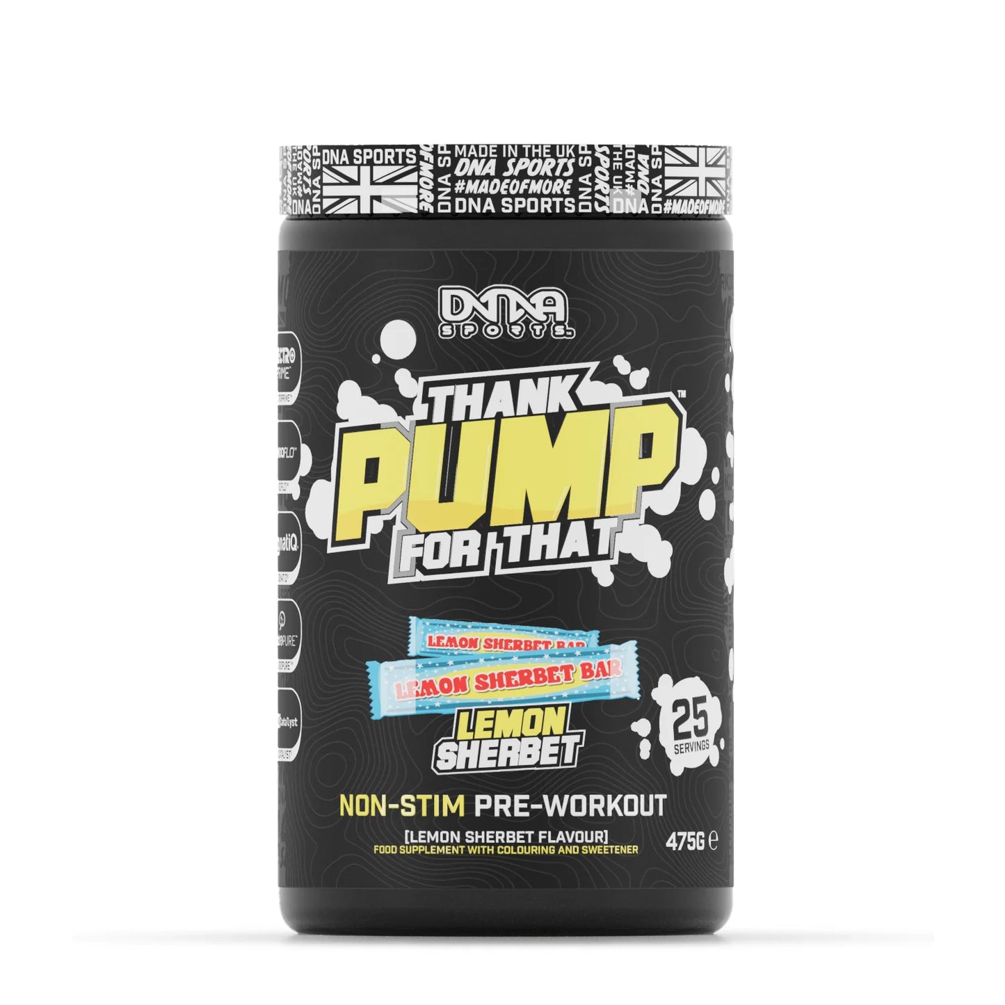 DNA Sports Thank Pump For That Non Stim Pre Workout 25 Servings