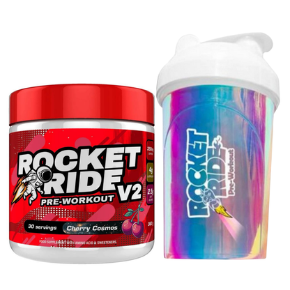 Rocket Ride V2 Pre Workout 30 Servings & Shaker Bottle