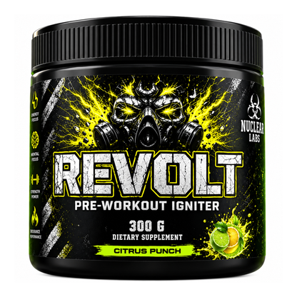 Nuclear Labs Revolt DMAA & DMHA Pre Workout 30 Servings (US Import)